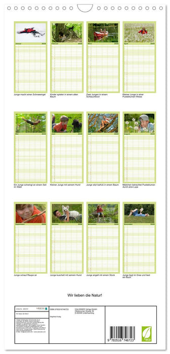 Wir lieben die Natur! (CALVENDO Familienplaner 2026)