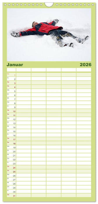 Wir lieben die Natur! (CALVENDO Familienplaner 2026)