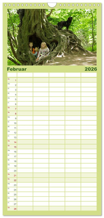 Wir lieben die Natur! (CALVENDO Familienplaner 2026)