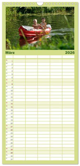 Wir lieben die Natur! (CALVENDO Familienplaner 2026)