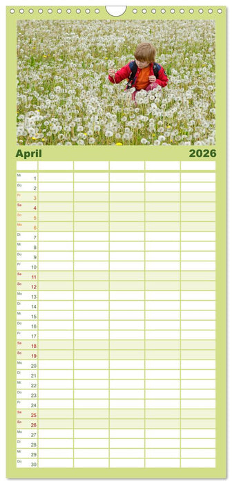 Wir lieben die Natur! (CALVENDO Familienplaner 2026)