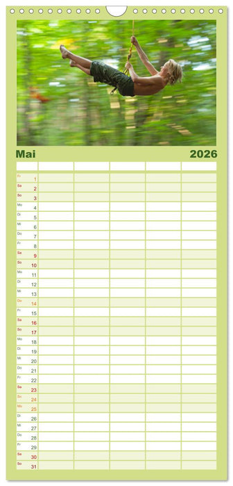 Wir lieben die Natur! (CALVENDO Familienplaner 2026)