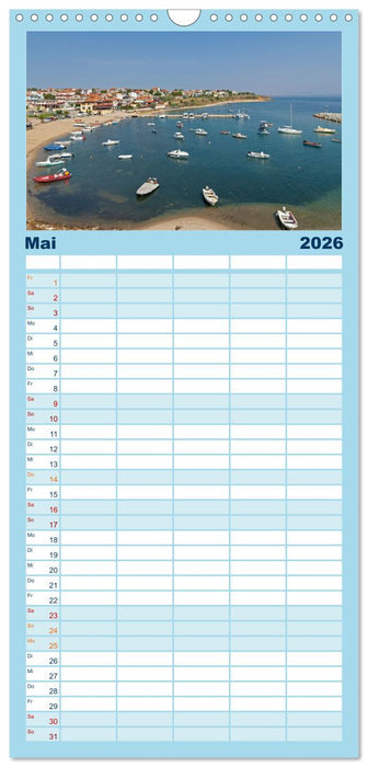 Chalkidiki - Urlaubsparadies in Nordgriechenland (CALVENDO Familienplaner 2026)