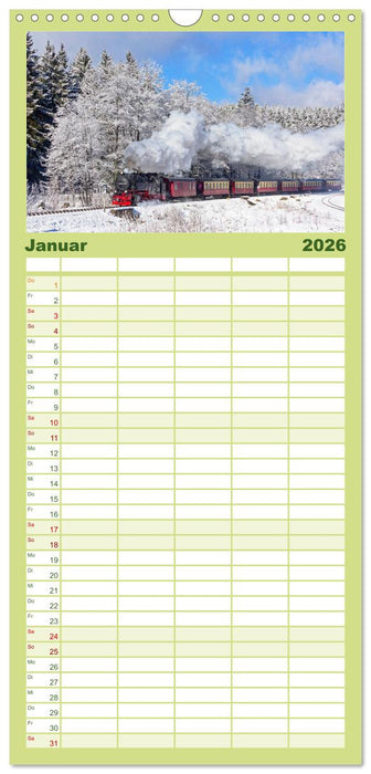 Der Harz und sein Vorland (CALVENDO Familienplaner 2026)