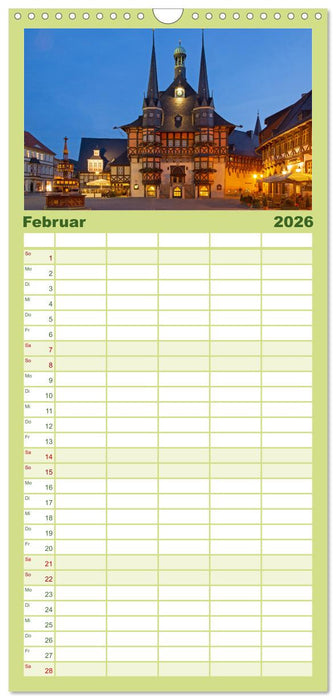 Der Harz und sein Vorland (CALVENDO Familienplaner 2026)