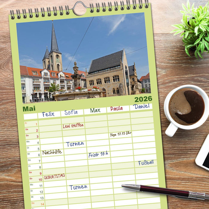 Der Harz und sein Vorland (CALVENDO Familienplaner 2026)