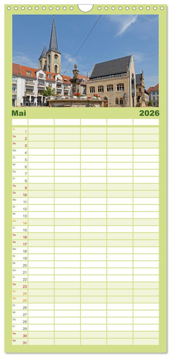 Der Harz und sein Vorland (CALVENDO Familienplaner 2026)