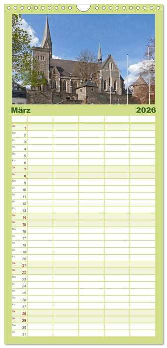 Das Sauerland - Mittelgebirge im Herzen Deutschlands (CALVENDO Familienplaner 2026)