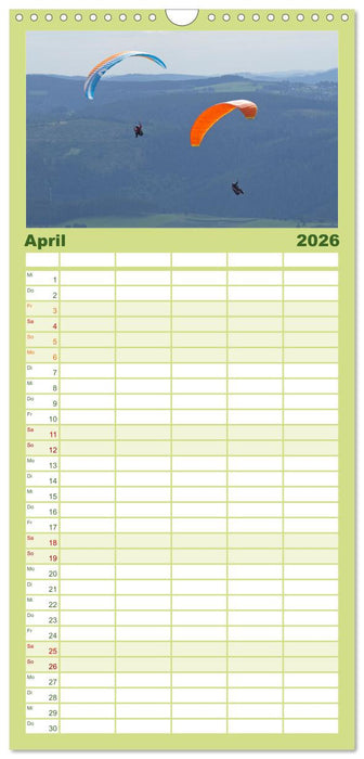 Das Sauerland - Mittelgebirge im Herzen Deutschlands (CALVENDO Familienplaner 2026)