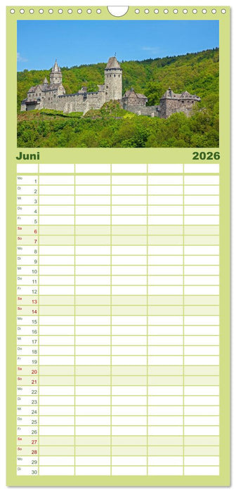 Das Sauerland - Mittelgebirge im Herzen Deutschlands (CALVENDO Familienplaner 2026)