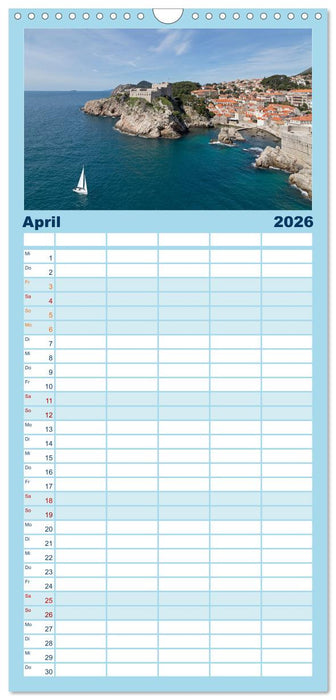 Weltkulturerbe Dubrovnik (CALVENDO Familienplaner 2026)