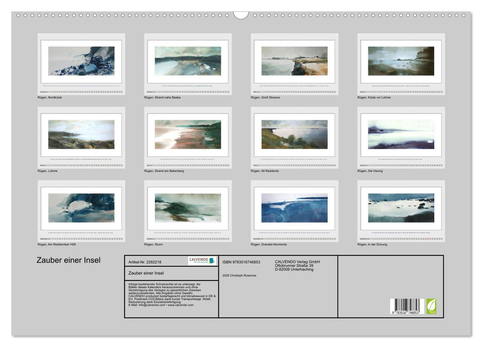 Zauber einer Insel (CALVENDO Wandkalender 2026)