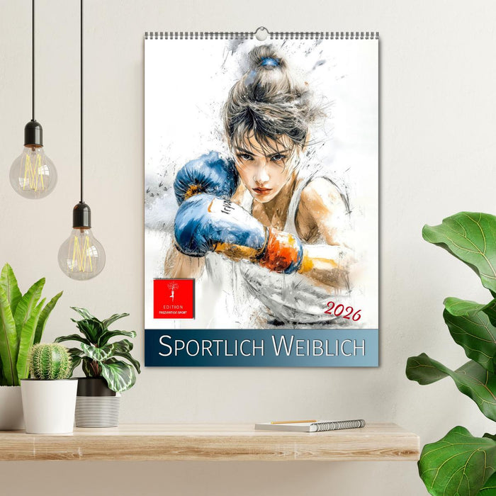 Sportlich Weiblich (CALVENDO Wandkalender 2026)