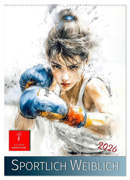 Sportlich Weiblich (CALVENDO Wandkalender 2026)