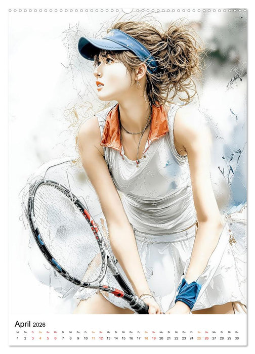 Sportlich Weiblich (CALVENDO Wandkalender 2026)
