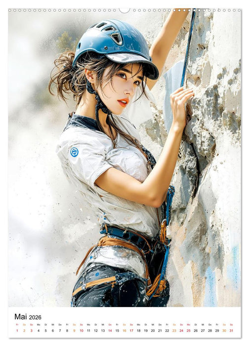Sportlich Weiblich (CALVENDO Wandkalender 2026)
