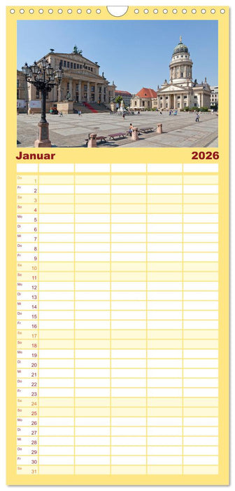 Berlin - Metropole an der Spree (CALVENDO Familienplaner 2026)