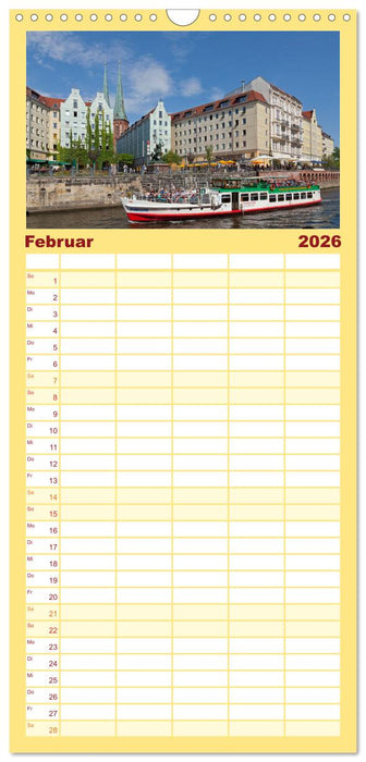 Berlin - Metropole an der Spree (CALVENDO Familienplaner 2026)