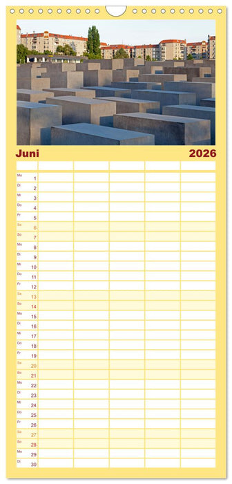 Berlin - Metropole an der Spree (CALVENDO Familienplaner 2026)