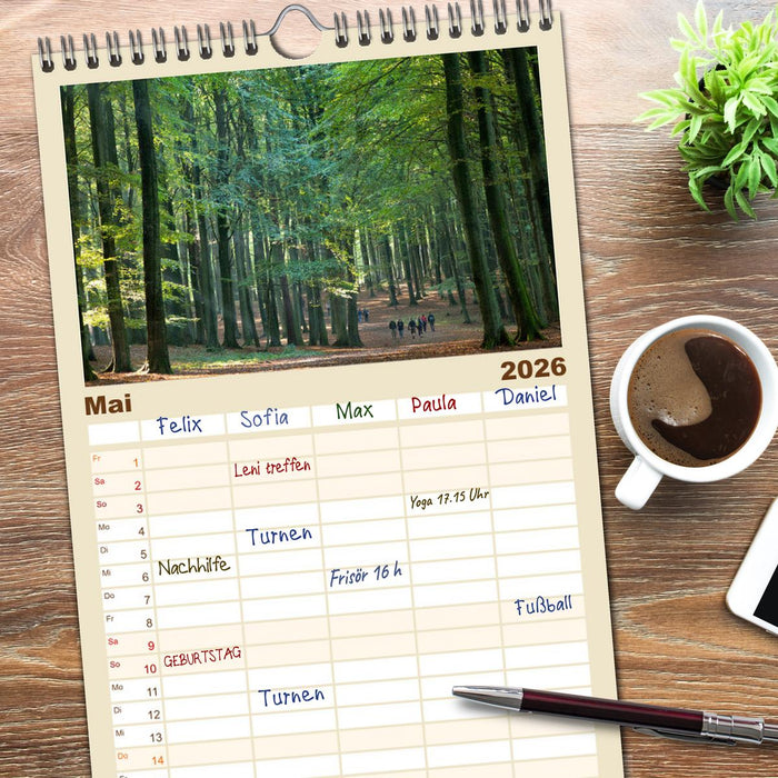 Welterbe - Stätten in Deutschland (CALVENDO Familienplaner 2026)