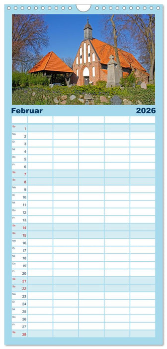 Ostseeinseln Rügen, Hiddensee, Ummanz (CALVENDO Familienplaner 2026)