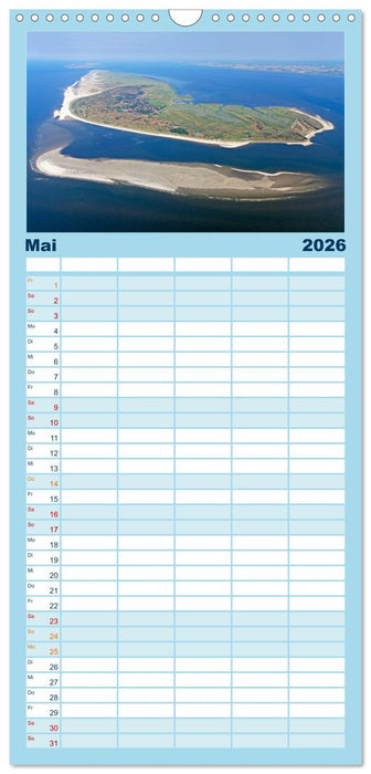Norddeutschland aus der Luft (CALVENDO Familienplaner 2026)