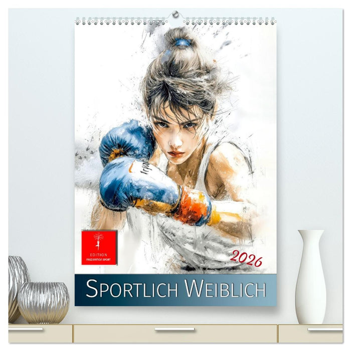 Sportlich Weiblich (CALVENDO Premium Wandkalender 2026)