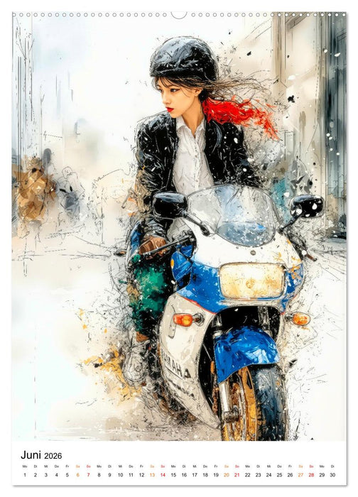 Sportlich Weiblich (CALVENDO Premium Wandkalender 2026)