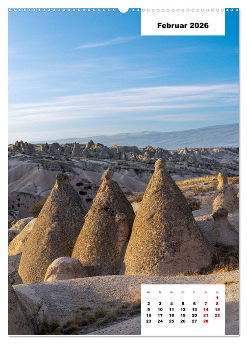 Kappadokien, zwischen Felsen und Himmel (CALVENDO Wandkalender 2026)