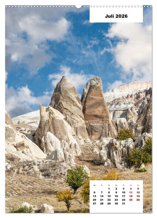 Kappadokien, zwischen Felsen und Himmel (CALVENDO Premium Wandkalender 2026)