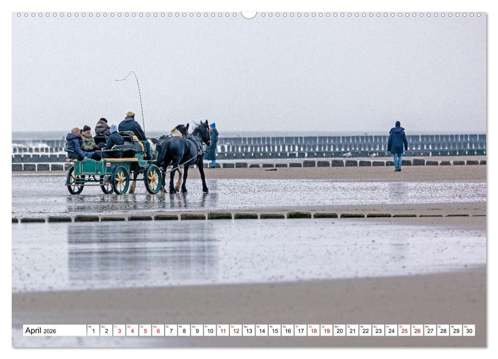 Wintertage auf Norderney (CALVENDO Wandkalender 2026)