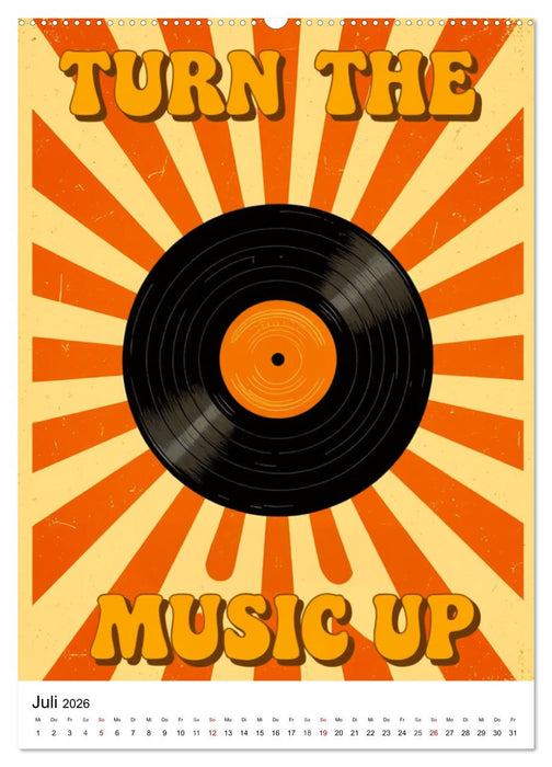 Feel the Groove – Funk & Soul Vintage (CALVENDO Premium Wandkalender 2026)