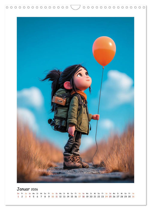 Kleine Seelen, große Augenblicke (CALVENDO Wandkalender 2026)