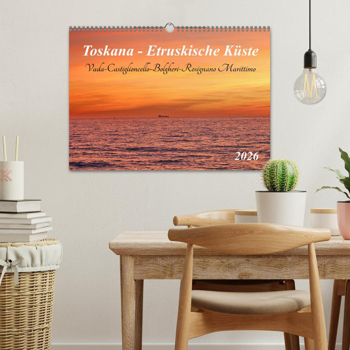Toskana - Etruskische Küste (CALVENDO Wandkalender 2026)
