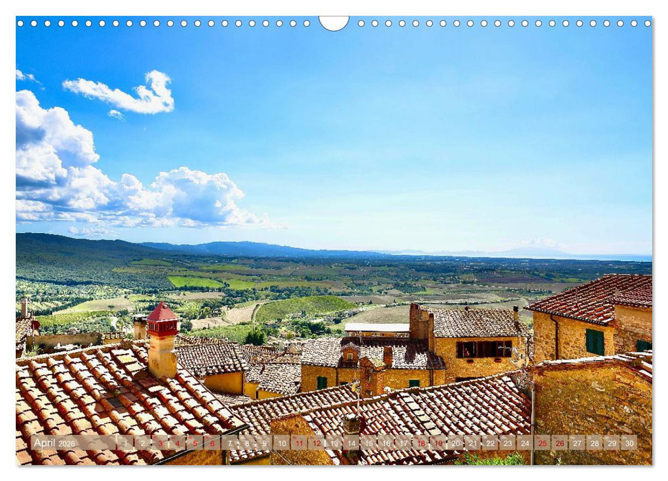 Toskana - Etruskische Küste (CALVENDO Wandkalender 2026)