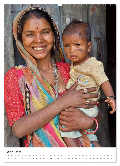 Portraits - Nordindien (CALVENDO Wandkalender 2026)