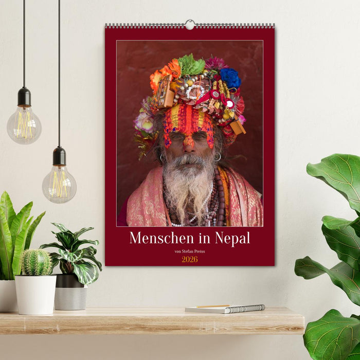 Menschen in Nepal (CALVENDO Wandkalender 2026)