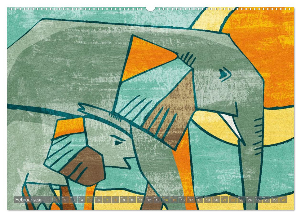 Elefanten-Träume (CALVENDO Wandkalender 2026)