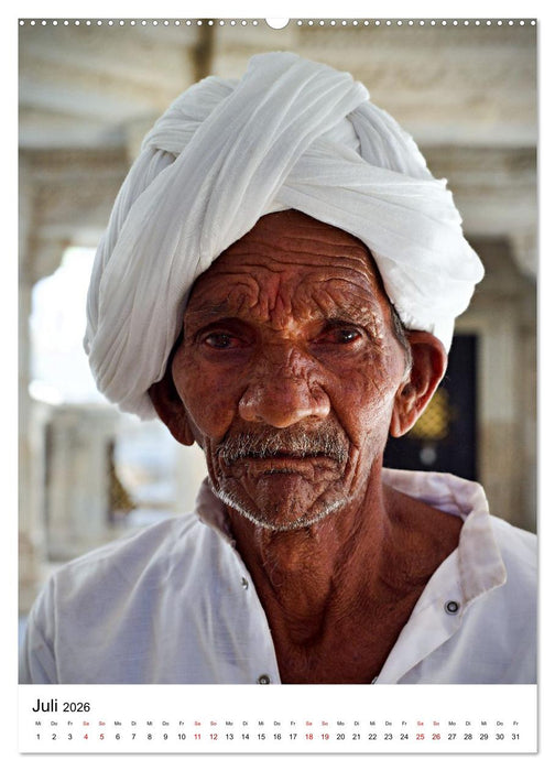 Portraits - Nordindien (CALVENDO Premium Wandkalender 2026)