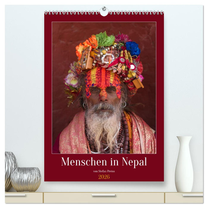 Menschen in Nepal (CALVENDO Premium Wandkalender 2026)