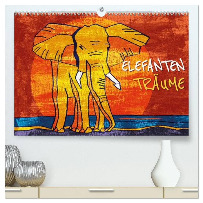 Elefanten-Träume (CALVENDO Premium Wandkalender 2026)