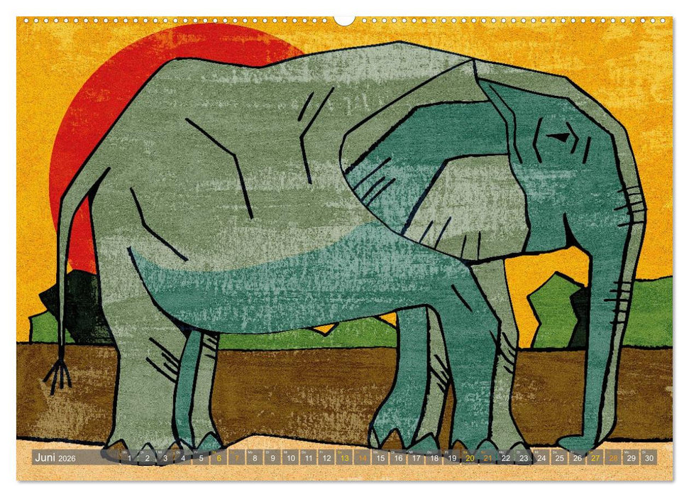 Elefanten-Träume (CALVENDO Premium Wandkalender 2026)
