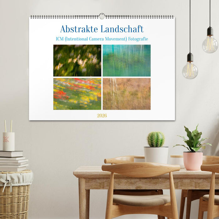 Abstrakte Landschaft ICM (Intentional Camera Movement) Fotografie (CALVENDO Wandkalender 2026)