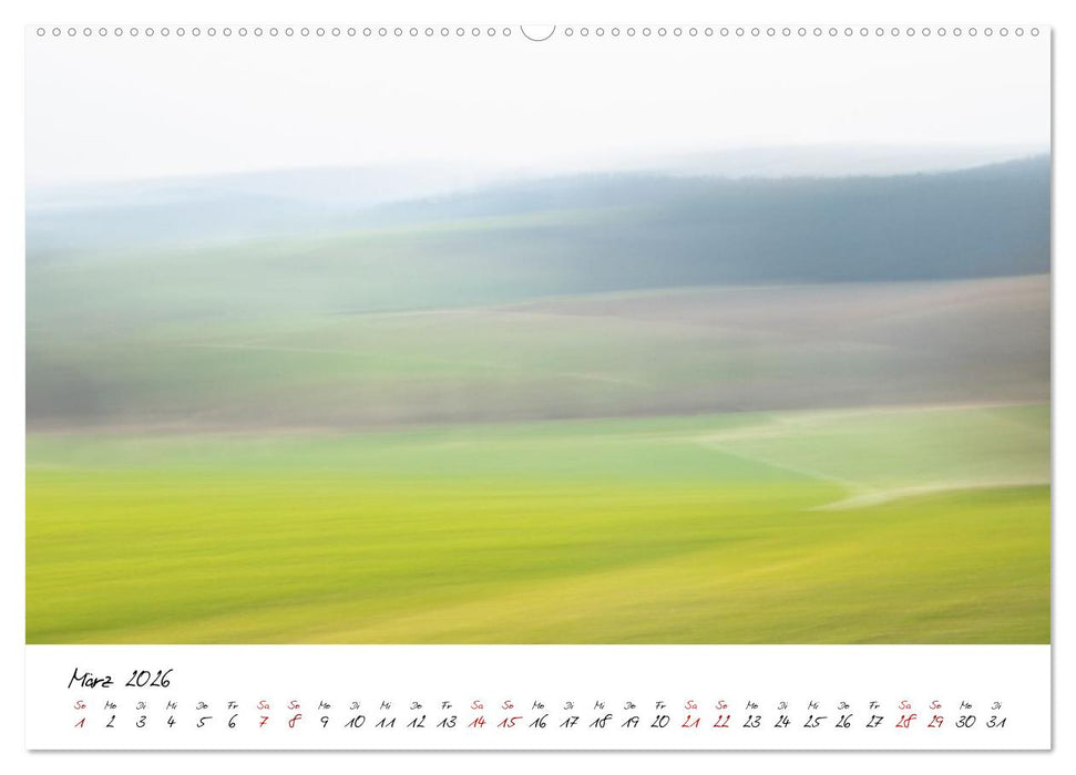 Abstrakte Landschaft ICM (Intentional Camera Movement) Fotografie (CALVENDO Wandkalender 2026)