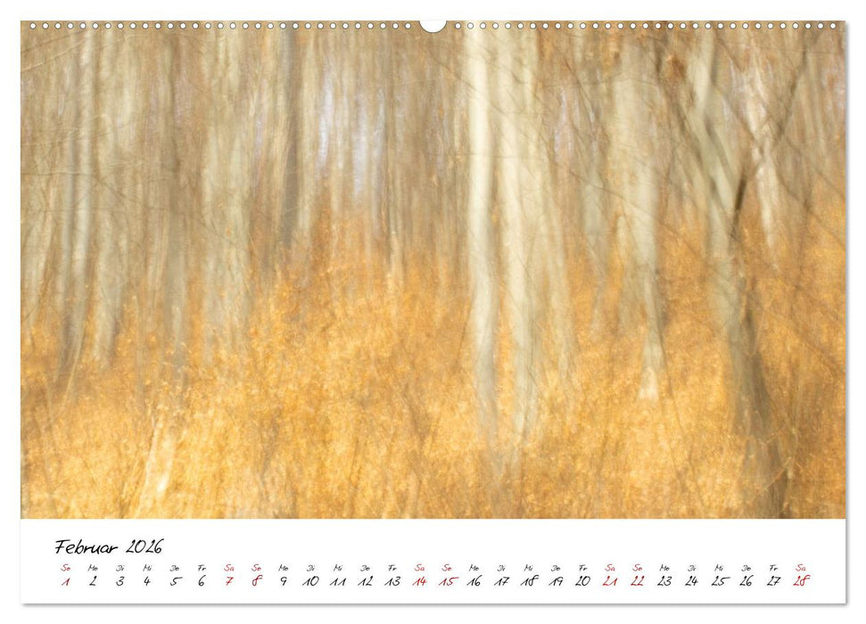 Abstrakte Landschaft ICM (Intentional Camera Movement) Fotografie (CALVENDO Premium Wandkalender 2026)
