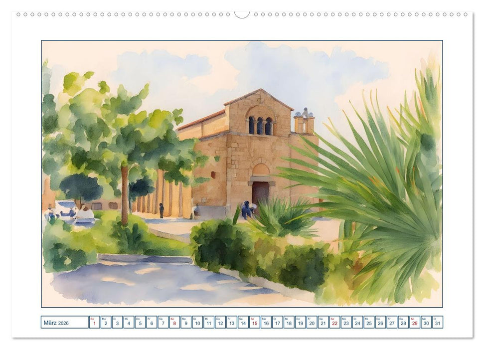 Sardinien - Sonneninsel im Mittelmeer (CALVENDO Premium Wandkalender 2026)