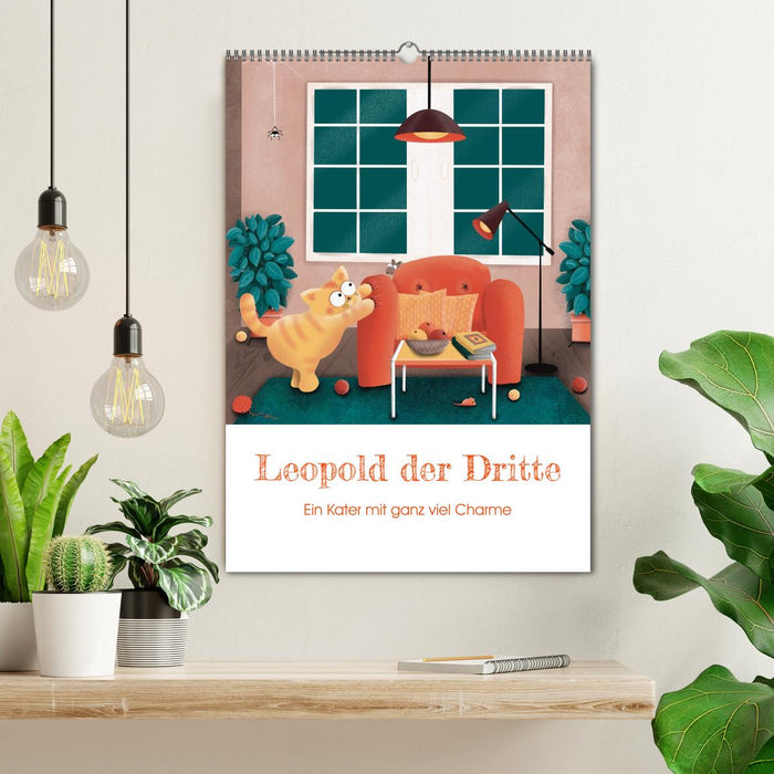 LEOPOLD DER DRITTE - Ein Kater mit ganz viel Charme (CALVENDO Wandkalender 2026)