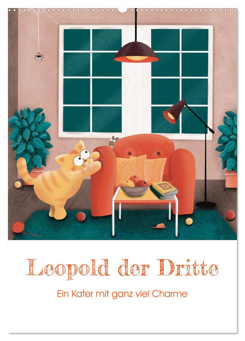 LEOPOLD DER DRITTE - Ein Kater mit ganz viel Charme (CALVENDO Wandkalender 2026)
