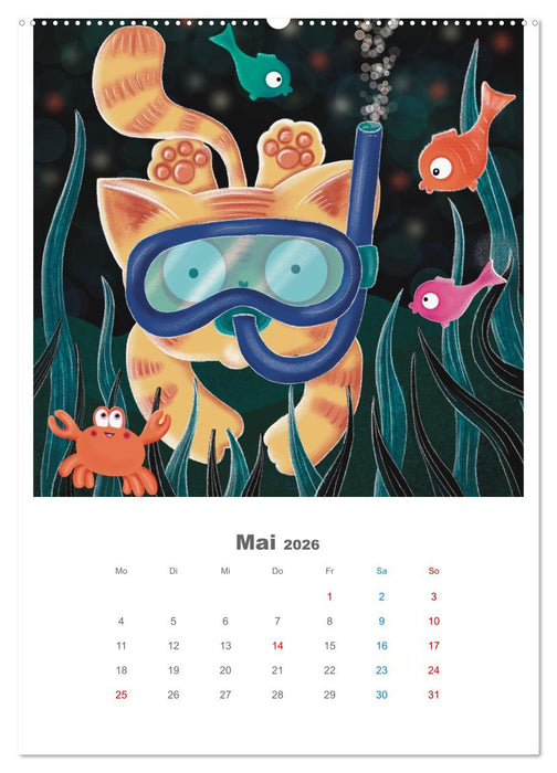 LEOPOLD DER DRITTE - Ein Kater mit ganz viel Charme (CALVENDO Premium Wandkalender 2026)