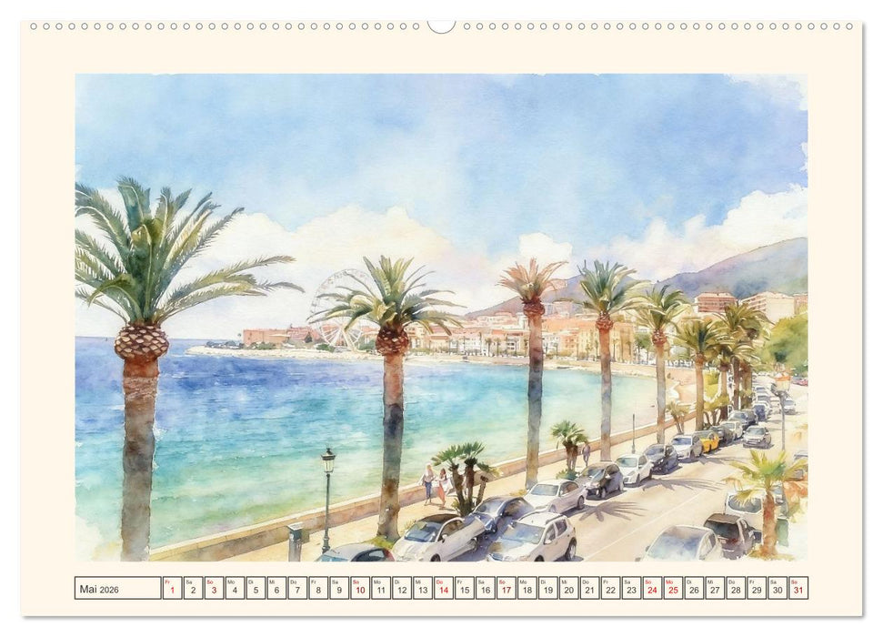 Korsika - Insel für alle Sinne (CALVENDO Premium Wandkalender 2026)